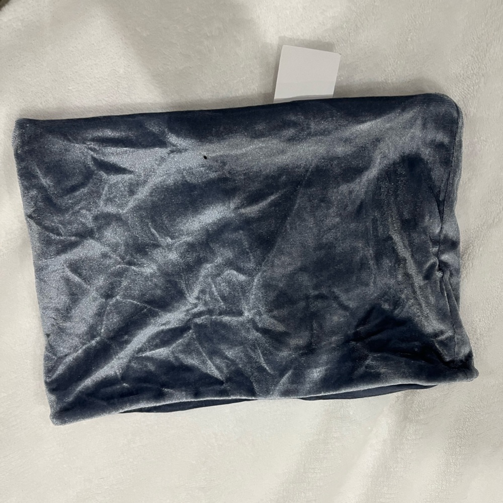 Topshop Velvet Bandeau top